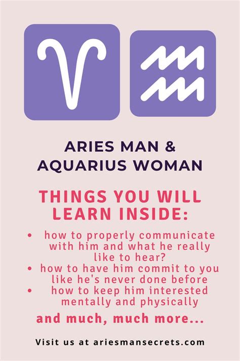 aries aquarius dating